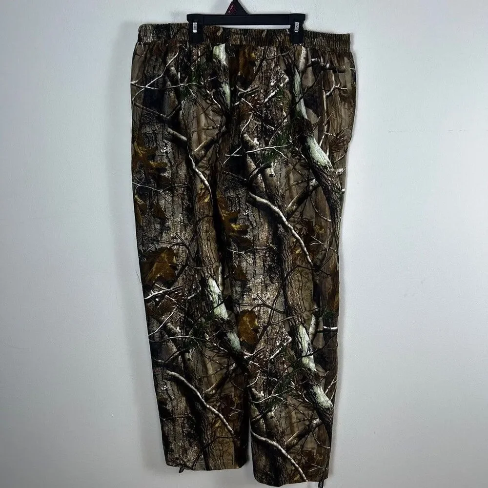 Realtree Camo Hunting Pants Mens 2XL All Purpose AP Camouflage Tricot Lined